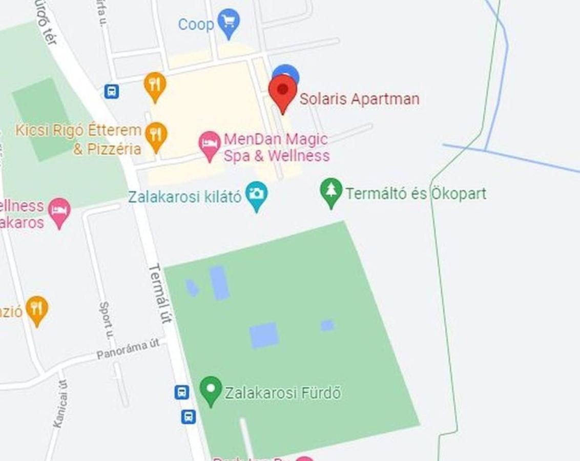 Solaris Apartman Zalakaros Exteriér fotografie
